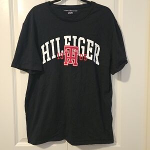 Tommy Hilfiger T-Shirt Black Crew neck Short Sleeve  SZ XL